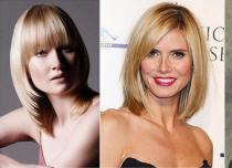 Selection of haircuts that make you look younger after 35-40